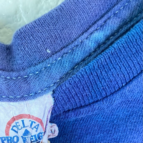 Pink Floyd Tie Dye Graphic Band Tee Small Unisex Rock Roll Blue Cotton - Picture 11 of 11